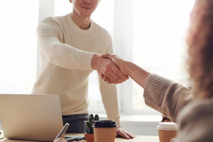 Professional workplace meeting for employment and labour law advice